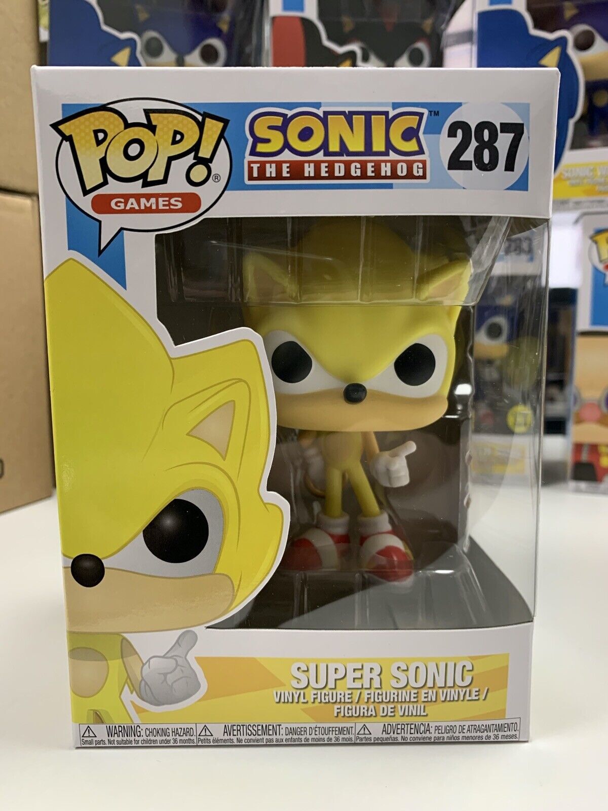 Funko POP Sonic The Hedgehog Super Sonic Exclusive