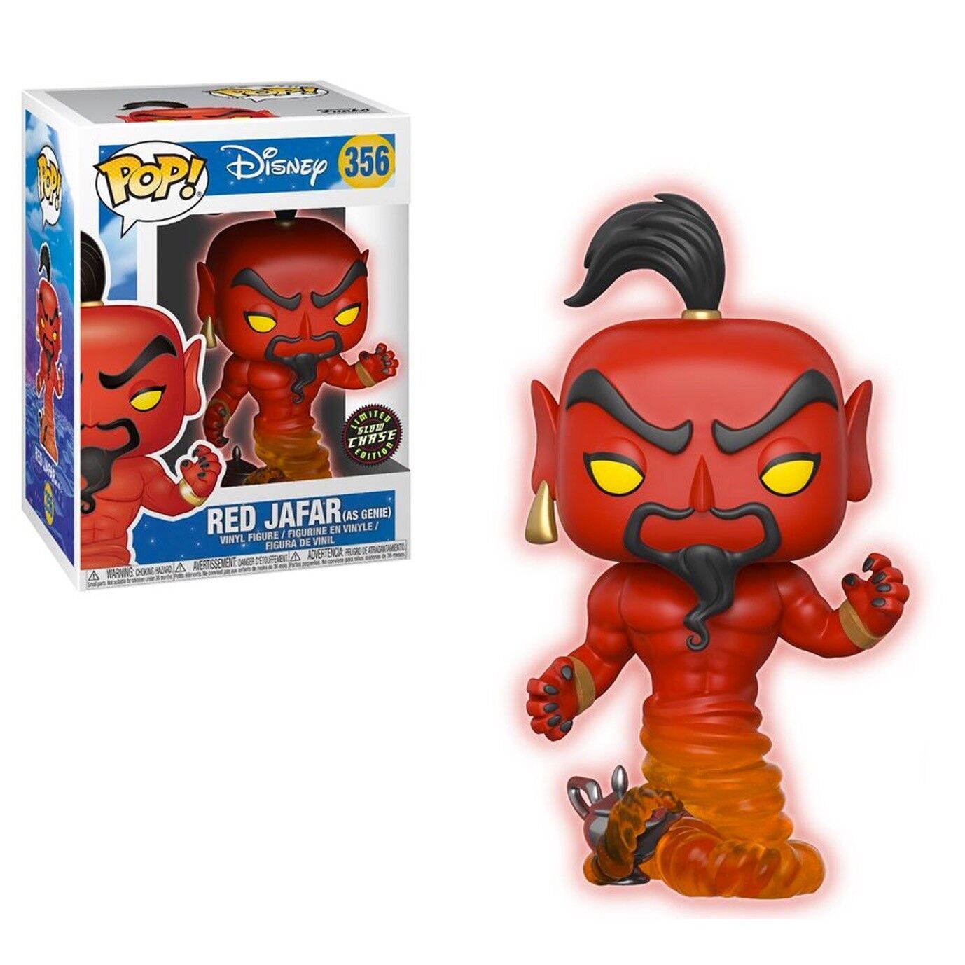 Aladdin Red Jafar as Genie CHASE VARIANT FUNKO POP! Vinyl FUN24403