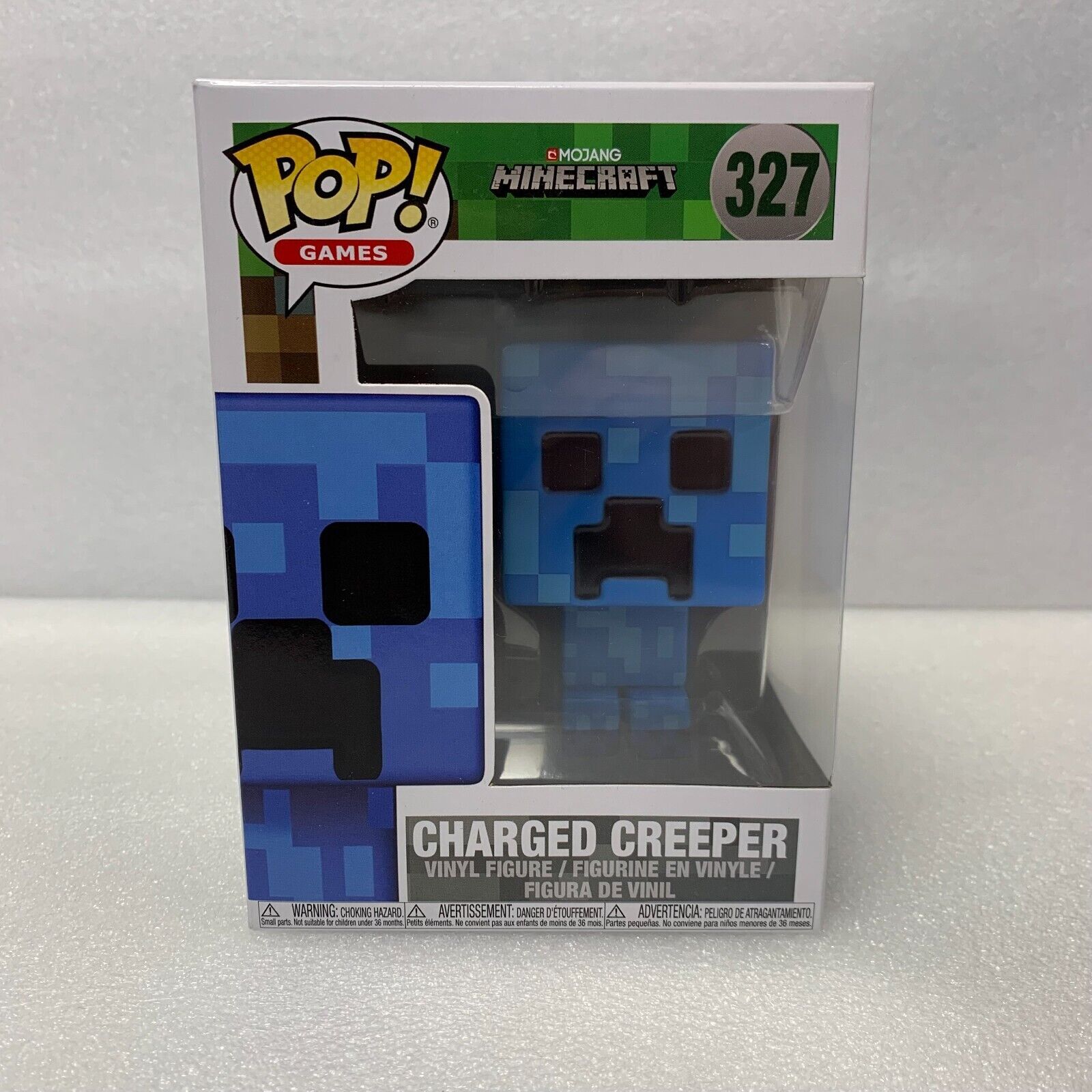 Figurines Pop Minecraft- MINECRAFT - Mini POP - Blue Creeper + T