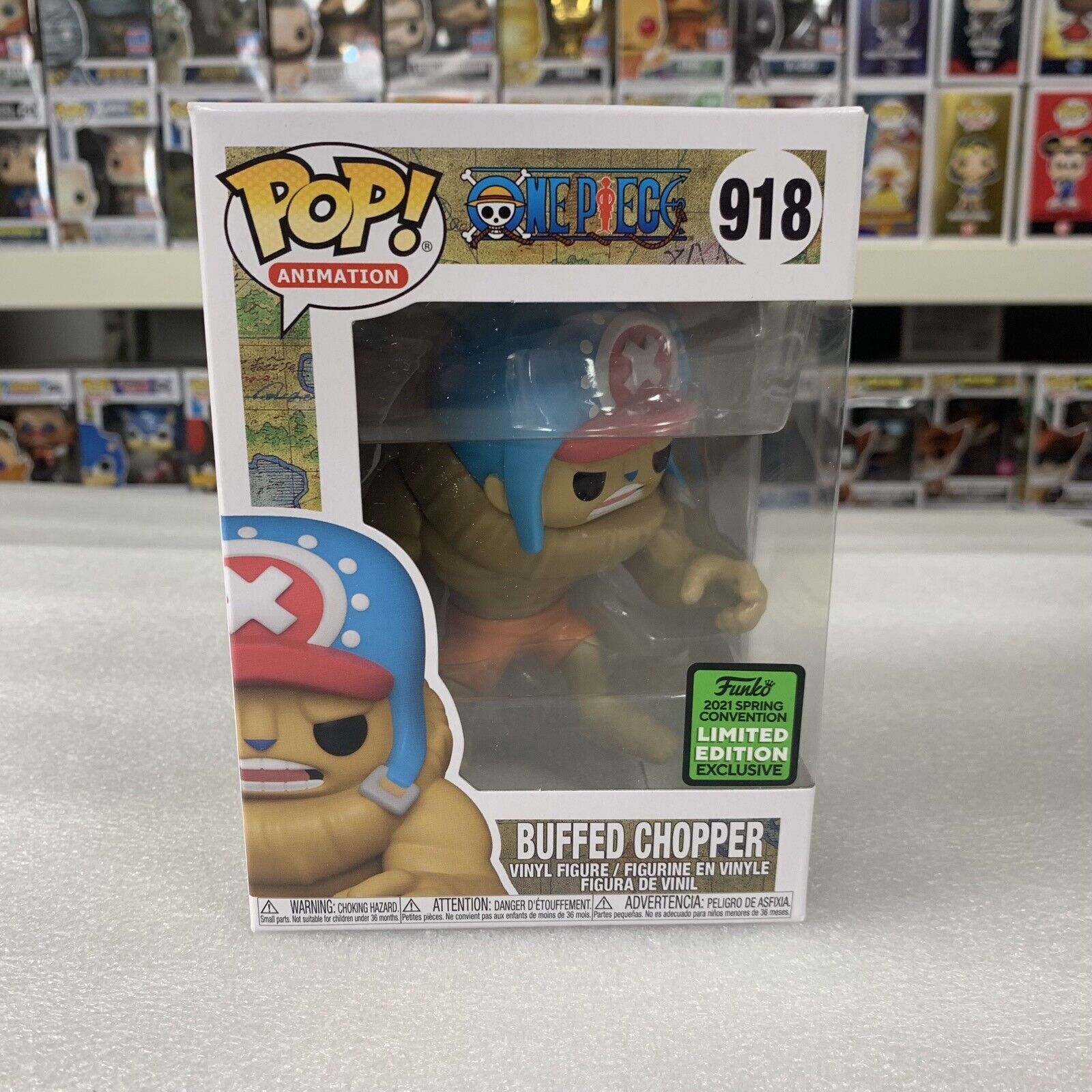Funko POP One Piece Buffed Chopper 918 ECCC 2021 FUN54272 Funko POP One Piece Buffed Chopper 918 ECCC 2021 FUN54272