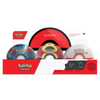 POKEMON TCG Pokemon Pokeball Tin - Single Tin/Ball (3 packs) 2025 Q4 Sealed