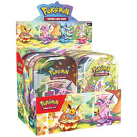 POKÉMON TCG Scarlet & Violet 8.5 Prismatic Evolutions Mini Tin | Sealed 8 Tins