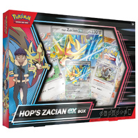 POKEMON TCG: Hop's Zacian ex Box - New Sealed - includes 4 Booster Packs