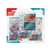 POKEMON TCG Scarlet & Violet 9 Journey Together Three Booster Blister SCRAFTY