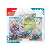 POKEMON TCG Scarlet & Violet 9 Journey Together Three Booster Blister YANMEGA