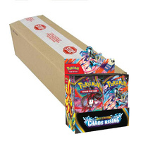 Pokemon TCG Mega Evolution Chaos Rising Booster Case | 6 Display Booster Boxes