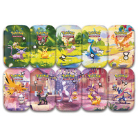 Pokemon TCG 30th Celebration Mini Tin Sealed Display of 10 tins Anniversary TEAR
