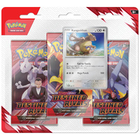 Pokemon TCG S&V Destined Rivals Three booster blister Kangaskhan | 3 Packs 
