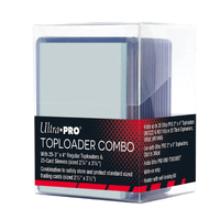 ULTRA PRO TOPLOADER- Combo Set (1x box / 25 x Toploaders / 25 x Sleeves) New