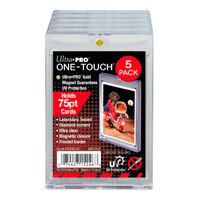 ULTRA PRO ONE TOUCH - 75PT -UV w/Magnetic Closure 5 PACK