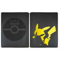 ULTRA PRO Pokemon Portfolio Zippered Pro Binder Elite Series 9PKT Pikachu NEW