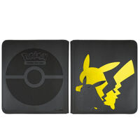 ULTRA PRO Pokemon Portfolio Zippered Pro Binder Elite Series 12PKT Pikachu NEW