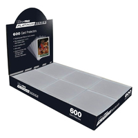 ULTRA PRO Protector 2-1/2" x 3-1/2" Platinum Series Display - 600ct NEW