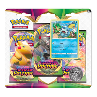 Pokemon TCG Sword & Shield Vivid Voltage 3 Pack Blister Set Sobble NEW