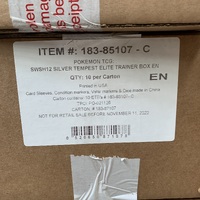 Pokemon TCG Sword and Shield Silver Tempest Elite Trainer Box | Case of 10
