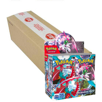 Pokemon TCG Scarlet & Violet 4 Paradox Rift Sealed CASE 6 Display Boxes 