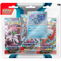 Pokemon TCG Scarlet & Violet Paradox Rift Three Booster Blister Arctibax PREORDER