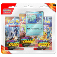 POKEMON TCG Scarlet & Violet Surging Sparks Three Booster Blister Quagsire 