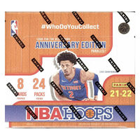 2021 - 22 Panini NBA Hoops Basketball Retail Box Sealed  | 24 Packs 8 cards per