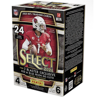 2021 Panini Select NFL Football 6 Pack Blaster Box (Red & Blue Prizms!)