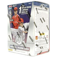 2021 Panini Mosaic Baseball Blaster Box (Green Parallels) SEALED | 7 Packs