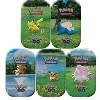 TCG Pokemon GO Mini Tin - SEALED Art Set (5 Tins)
