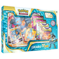 Pokemon TCG | Lucario VSTAR V Star Premium Collection | 6 Boosters + Promo 's