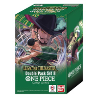 One Piece Card Game Double Pack Display – Legacy Of The Master DP-08 NEW SEALED