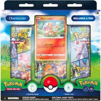 POKÉMON TCG Pokemon GO Pin Collection NEW Charmander Promo 3 Packs