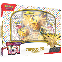 POKÉMON TCG Scarlet & Violet 151 Collection Zapdos ex NEW SEALED