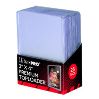 Ultra Pro TopLoader 3" x 4" Super Clear Premium Protection Top Loader | Pkt 25