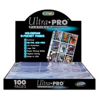 ULTRA PRO 100ct | Platinum Hologram 9-Pocket Pages Sealed Box NEW