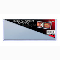 Ultra Pro Horizontal Booklet TopLoader 193.7 mm x 81.4 mm | Pkt 10 | UP 84166 