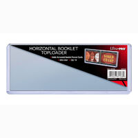 Ultra Pro Horizontal Booklet TopLoader 193.7 mm x 81.4 mm | Pkt 10 | UP 84166 