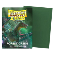 Dragon Shield Matte Sleeves Forest Green 100 Pack Standard Size TCG MTG Pokemon