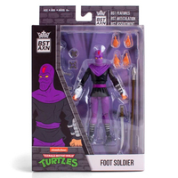 TMNT TEENAGE MUTANT NINJA TURTLES Foot Soldier BST AXN 5" Action Figure NEW