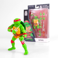 TMNT TEENAGE MUTANT NINJA TURTLES Raphael BST AXN 5" Action Figure NEW