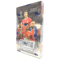 2020 2021 Topps UEFA Stadium Club Chrome Soccer Hobby Box NEW SEALED | 18 Packs 