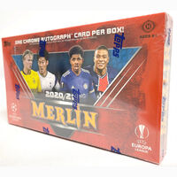 2021 Topps UEFA Champions League Merlin Hobby Box Soccer | SEALED