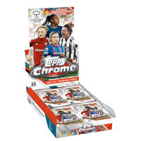 2021 22 Topps Chrome UEFA Womens Champions League Soccer Hobby Box | 18 Packs 