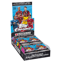 2022 Topps Chrome Bundesliga Soccer Hobby Box NEW SEALED | 18 Packs