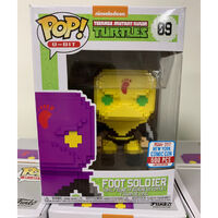 TMNT Teenage Mutant Ninja Turtle YELLOW 8-Bit NYCC Foot Soldier 2017 LE 500 Pop