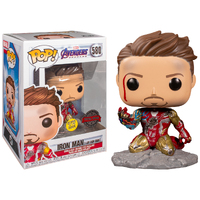 Funko POP Vinyl Avengers Endgame I Am Iron Man #580 GITD Glow