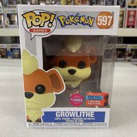 Funko POP Pokemon Growlithe Flocked NYCC 2020 Fall Convention | FUN50685