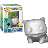 Funko POP Pokemon #453- Bulbasaur 25th Anniversary Siver Metallic