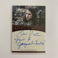 Game of Thrones GoT Iron Anniversary Series 1 Ellie Kendrick Meera Reed Auto