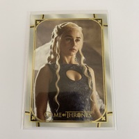 Game of Thrones Iron Anniversary Series 1 DAENERYS TARGARYEN 57 /99 GOLD BASE #4