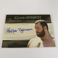 Game of Thrones Iron Anniversary Series 1 Hafdor Bjornsson Gregor Clegane Auto