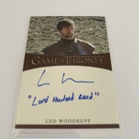 Game of Thrones Iron Anniversary Series 1 Autograph Leo Woodruff as Howland Reed