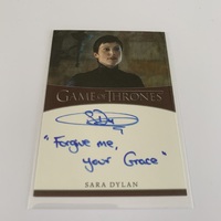 Game of Thrones Iron Anniversary Series 1 Autograph Sara Dylan as Bernadette